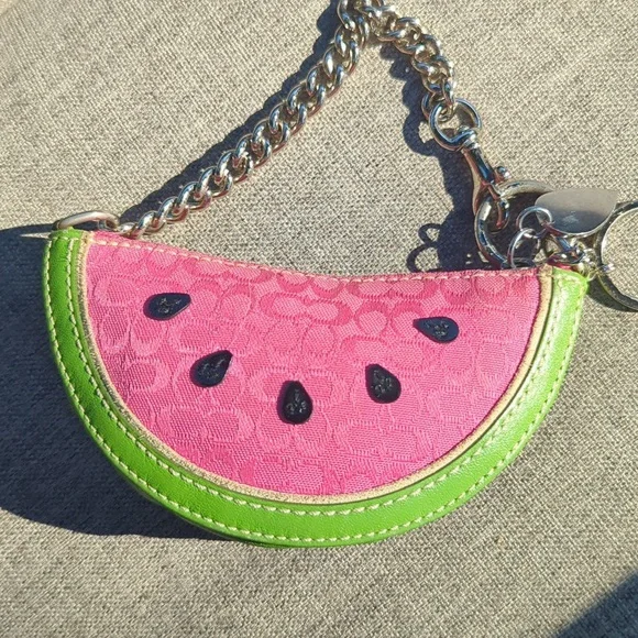 Rare Pink and Green Watermelon Coin Purse Y2K Price Firm. RESERVED. DO NOT BUY! - Picture 4 of 7